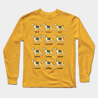 Beagle Moods Long Sleeve T-Shirt